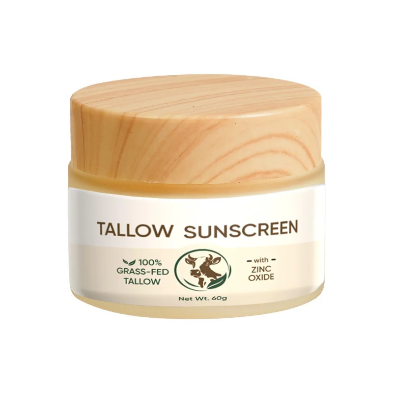Beef Tallow Sunscreen with Zinc Oxide