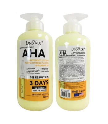 aha white body lotion