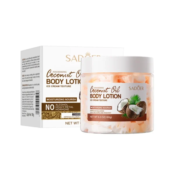 Ice Cream Texture Coconut Oil Body Lotion 180g