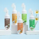 face wash with silicone brush