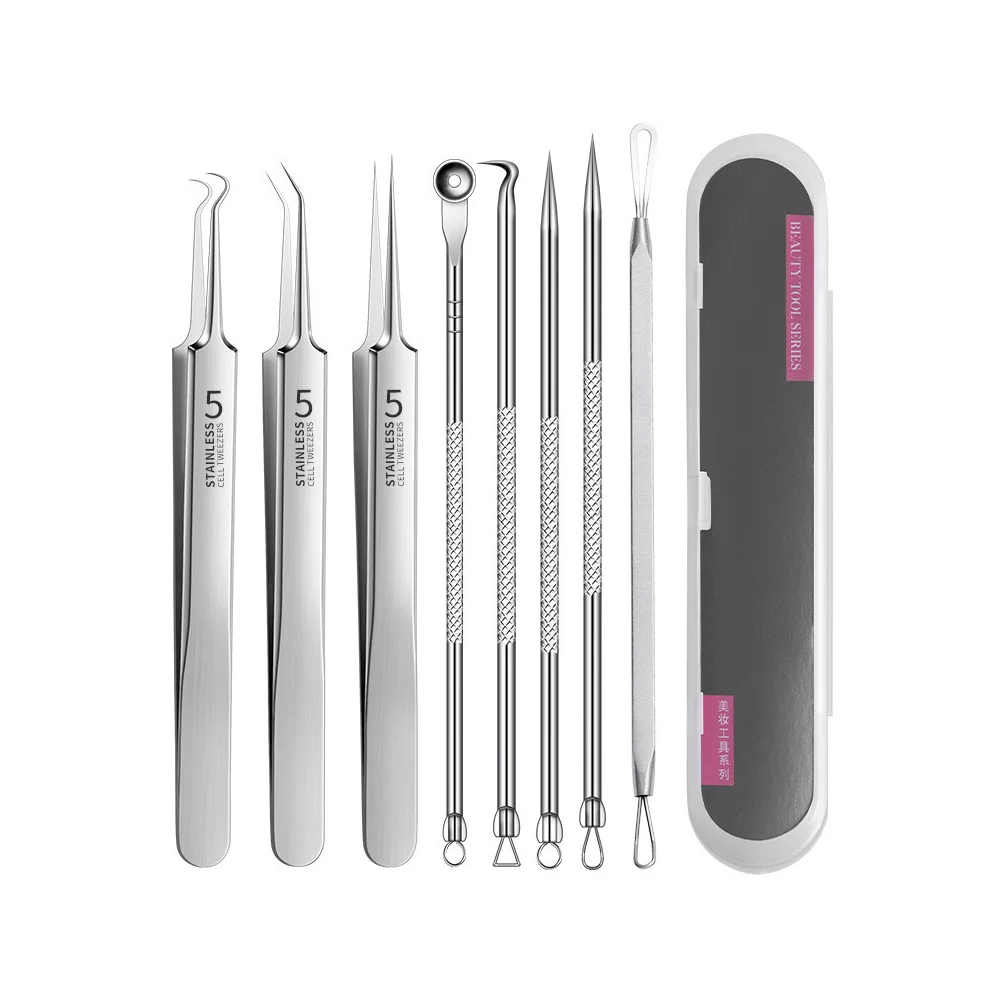 Blackhead Removal Tweezers Pimple Popper Tool Kit