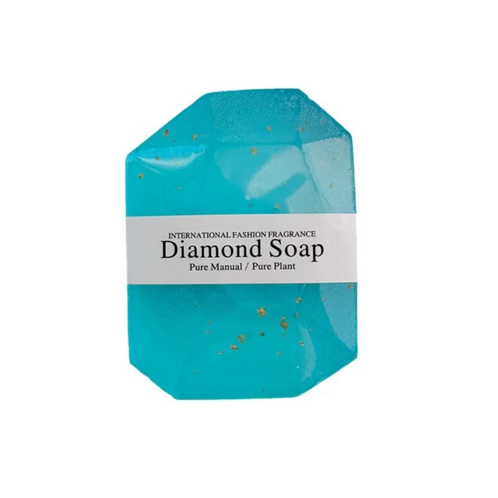 Handmade Gold Foil Diamond Soap