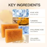 turmeric and kojic acid soap