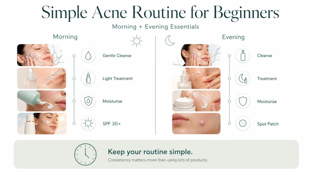 Best routine to get rid of acne for beginners