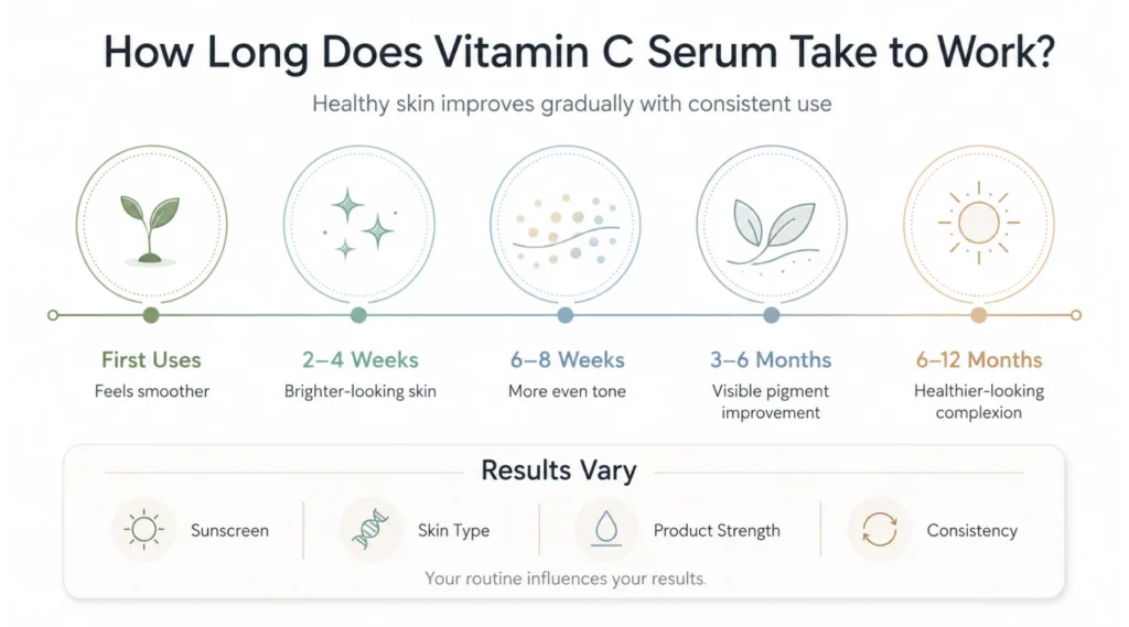 How Long Does Vitamin C Serum Take to Work?