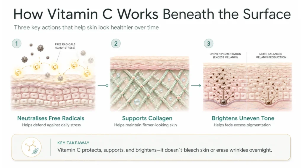 How Vitamin C Works Beneath the Surface