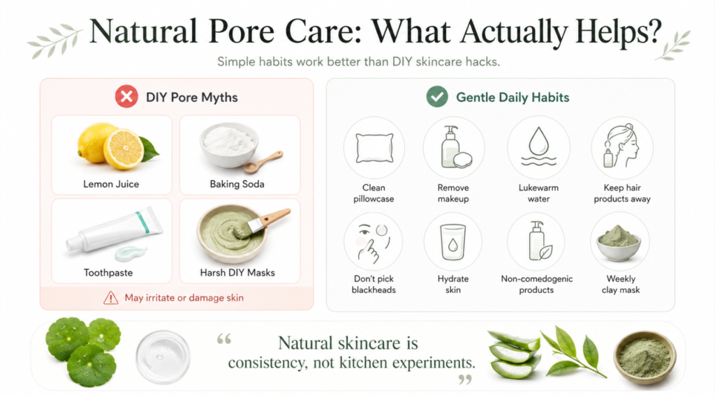 How to Decrease Pores on Face Naturally