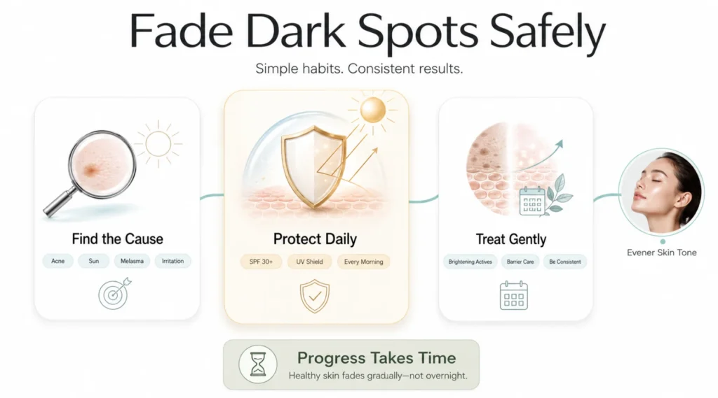 How to Remove Dark Spots on Face Safely
