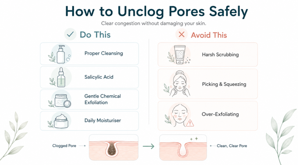 How to Unclog Pores Without Scrubbing Your Face Raw