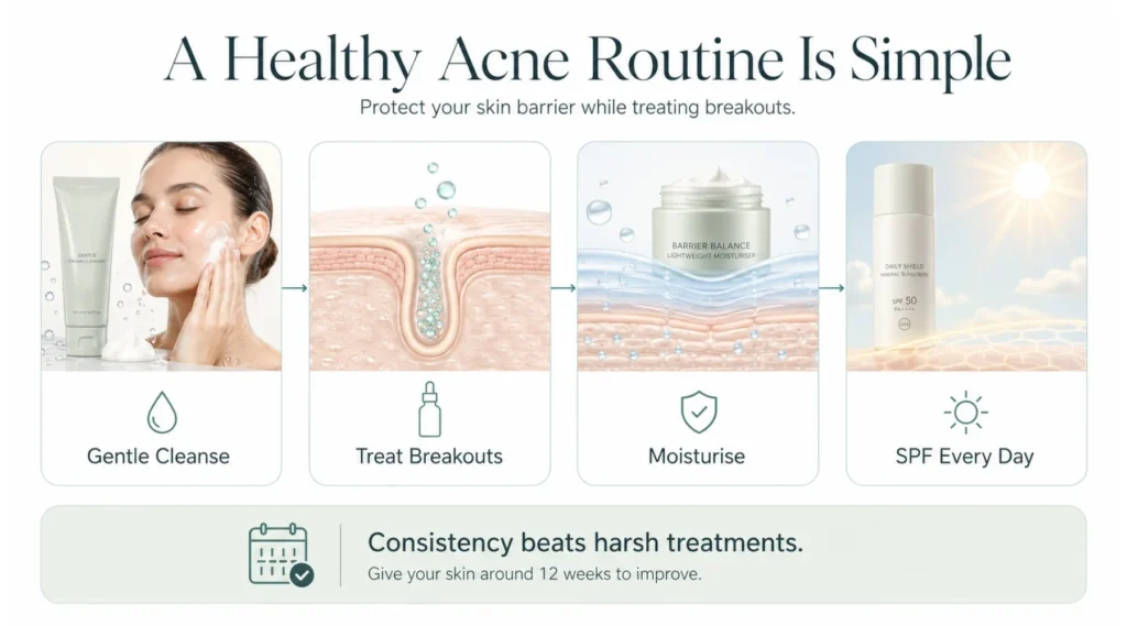 How to get rid of acne without damaging your skin barrier