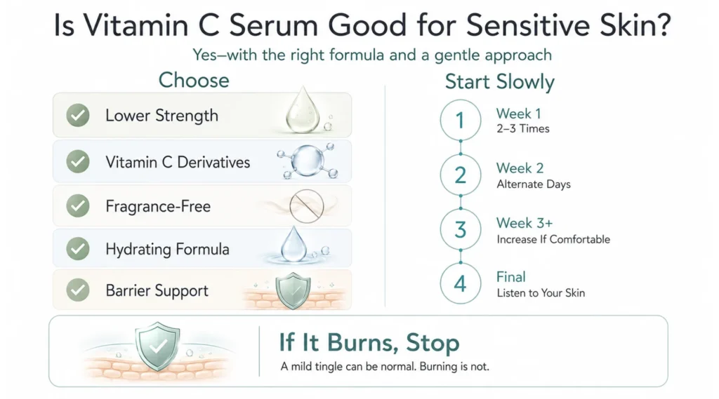 Is Vitamin C Serum Good for Sensitive Skin?