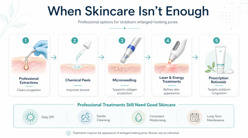 Professional Treatments for Enlarged-Looking Pores