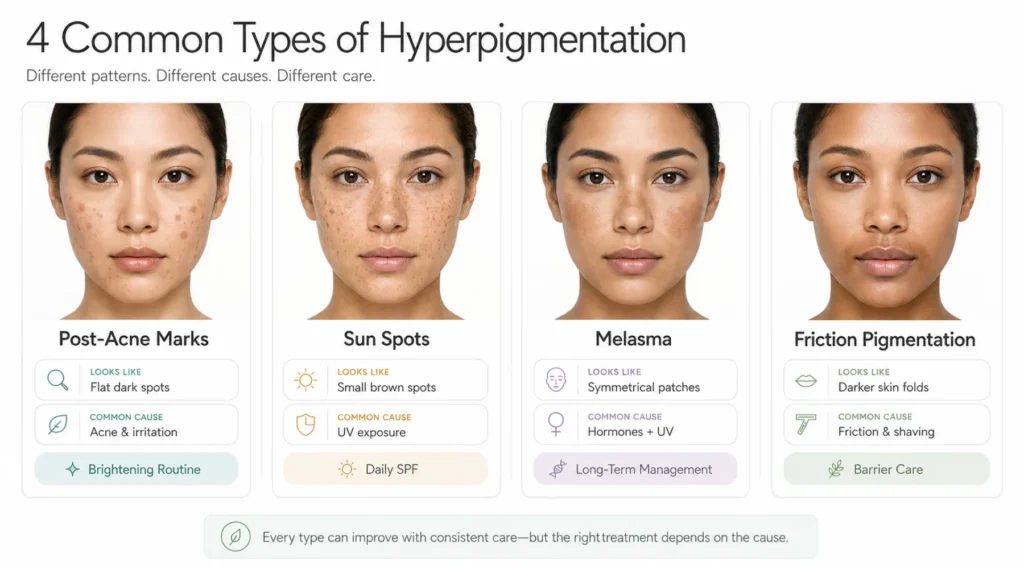 Types of Hyperpigmentation