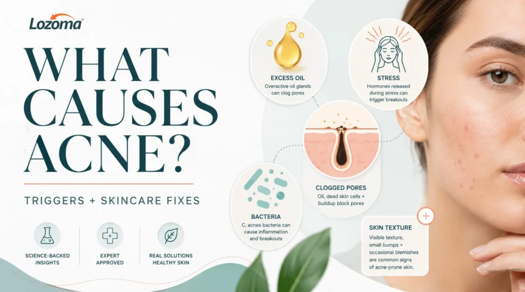What Causes Acne Main Triggers and Skincare Fixes
