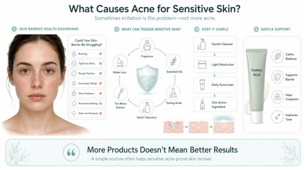 What Causes Acne for Sensitive Skin?