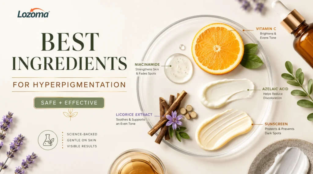 Best Ingredients for Hyperpigmentation That Work Safely