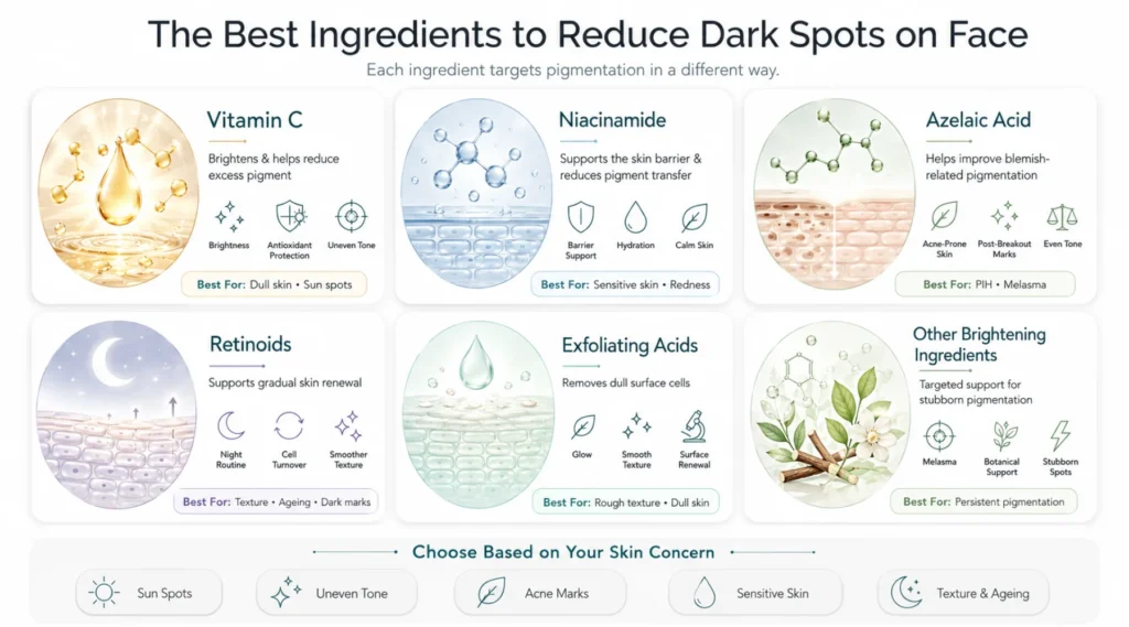 Best Ingredients to Reduce Dark Spots on Face