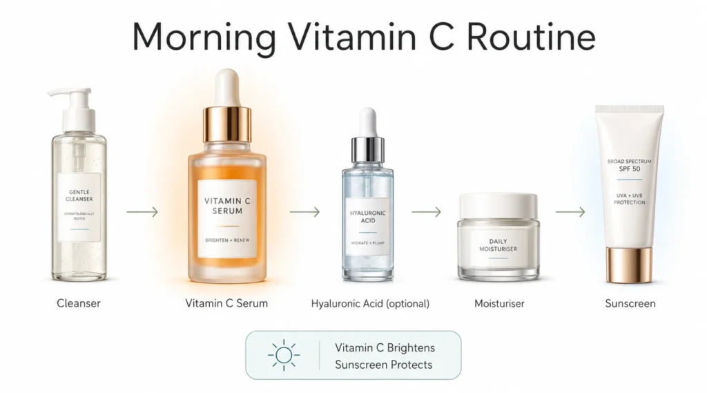 Best Time to Use Vitamin C Serum in the Morning