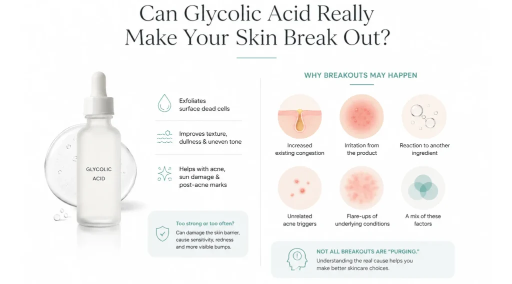 Can Glycolic Acid Really Make Your Skin Break Out?