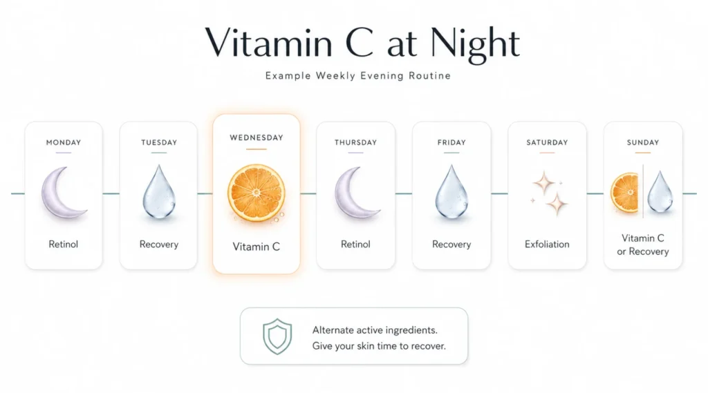 Can You Use Vitamin C Serum at Night?