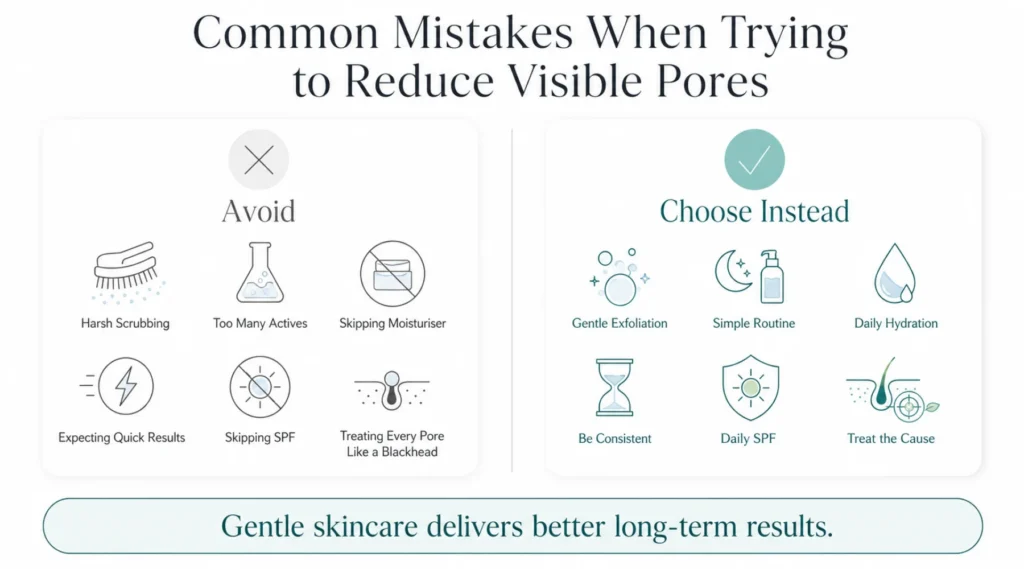 Common Mistakes When Trying to Reduce Pores on Face
