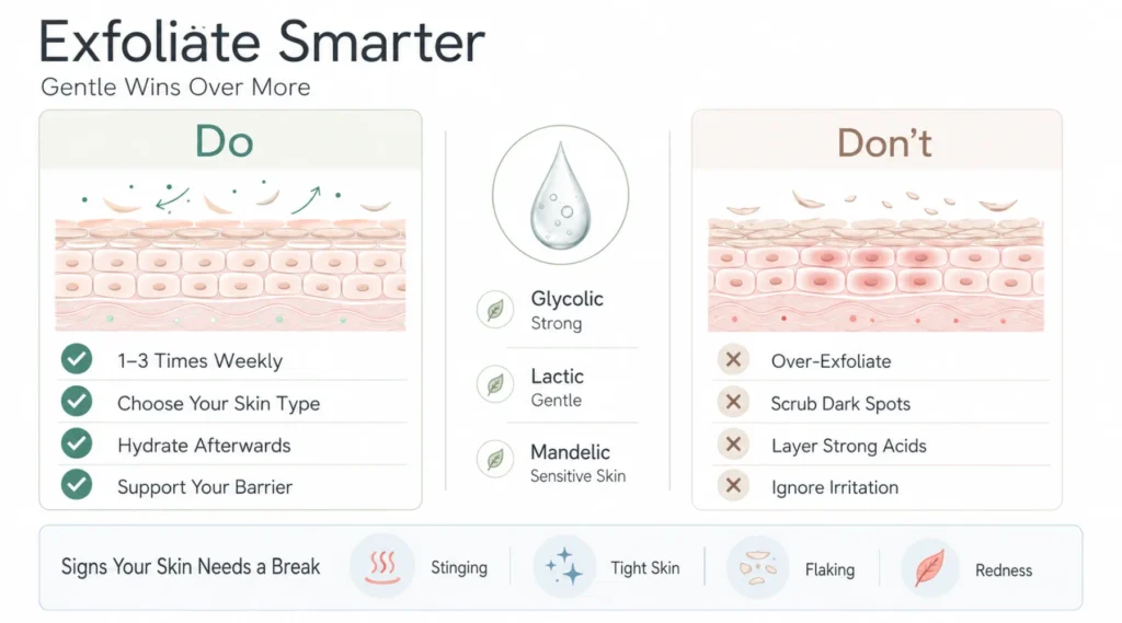 Exfoliating Acids for Pigmentation
