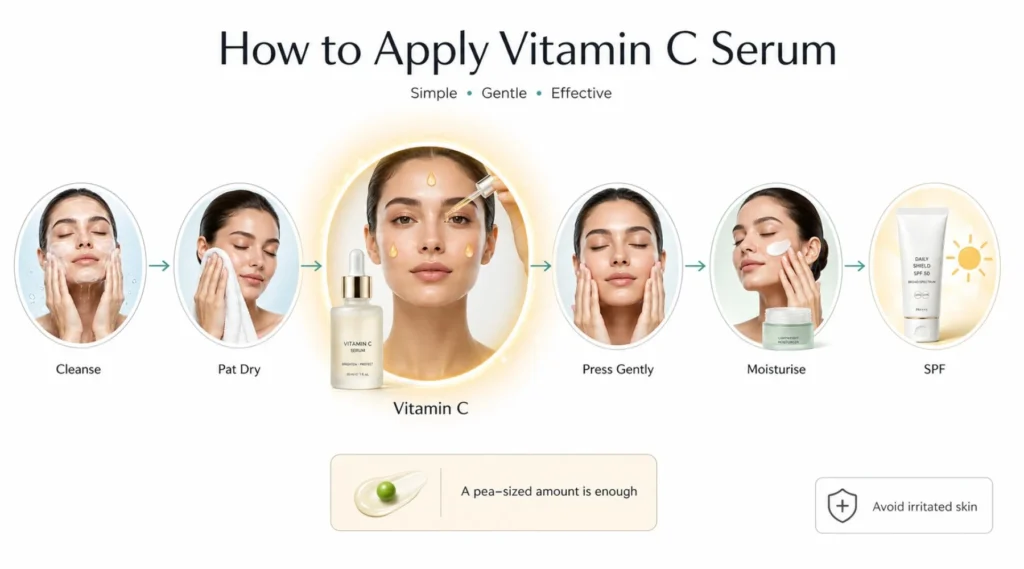 How to Apply Vitamin C Serum Without Irritation