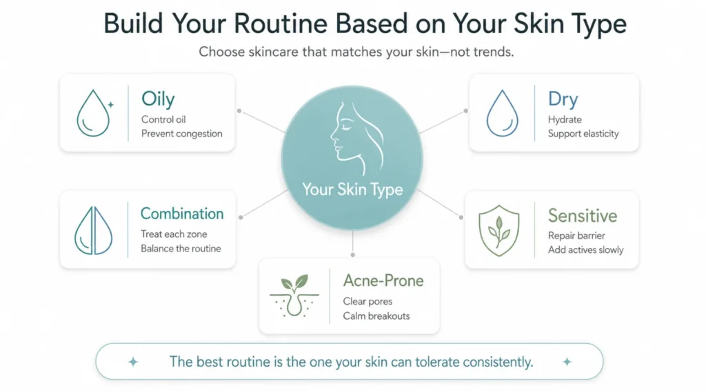 How to Build a Routine Based on Your Pore Type