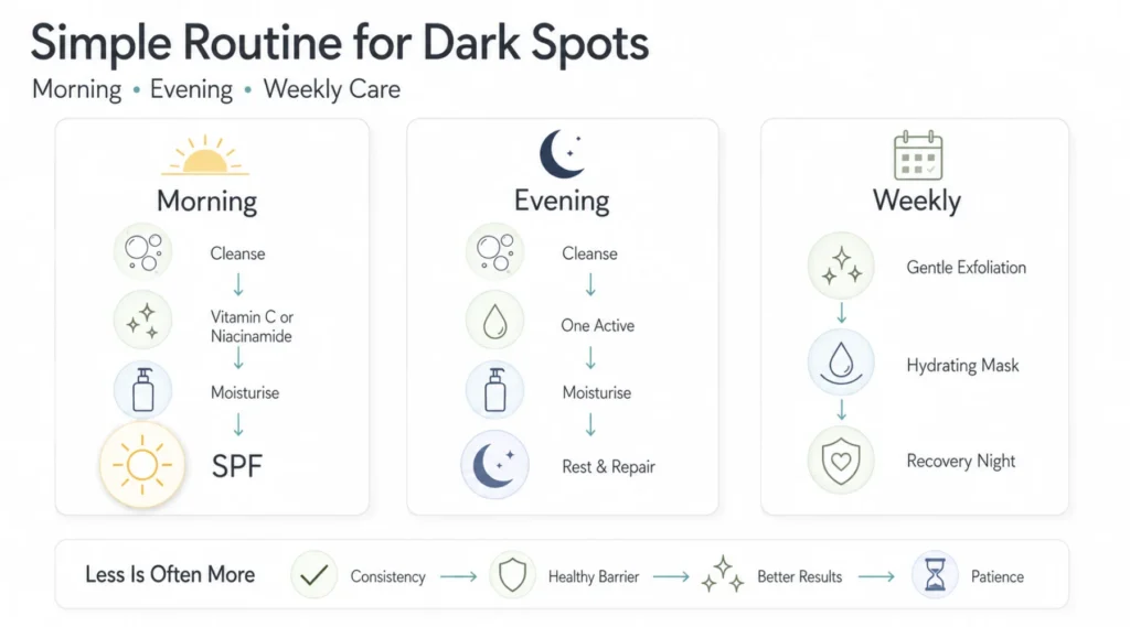 How to Build a Safe Routine to Reduce Dark Spots