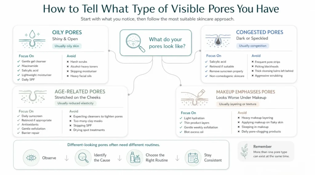 How to Tell Whether Your Pores Are Oily, Congested, or Age-Related