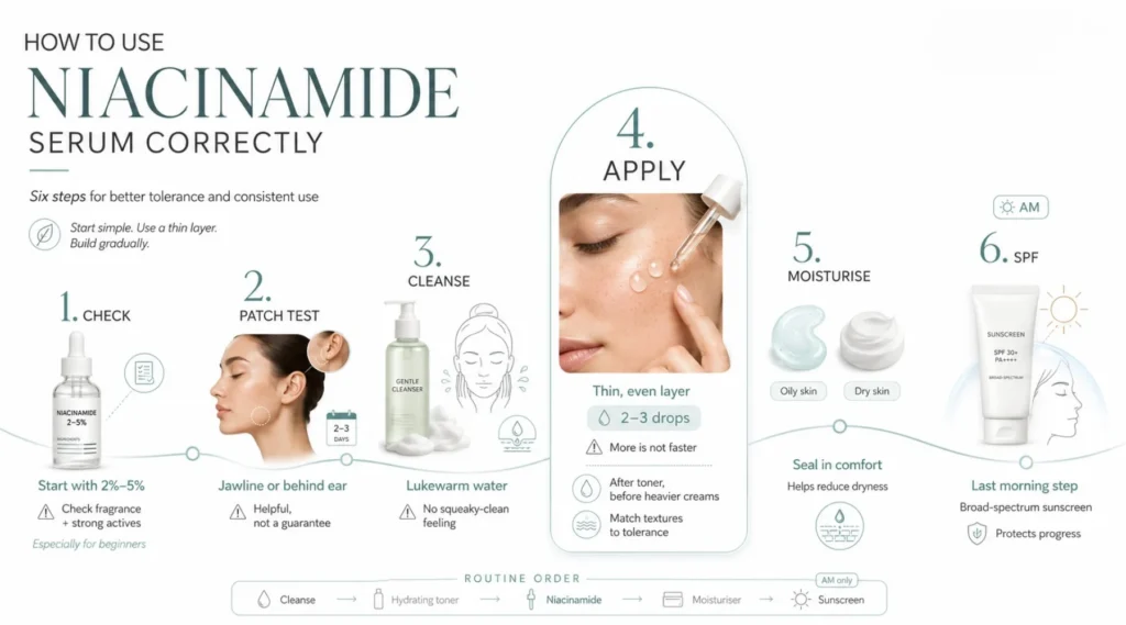 How to Use Niacinamide Serum Correctly