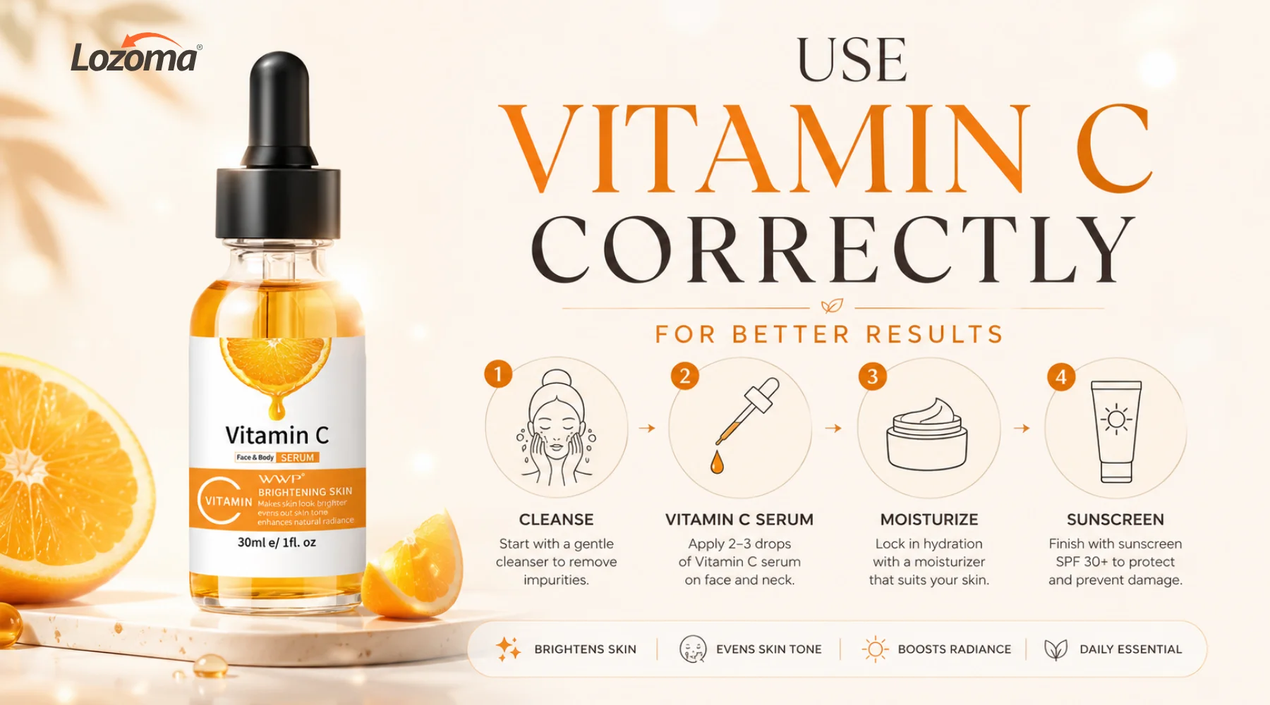 How to Use Vitamin C Serum Correctly for Better Results