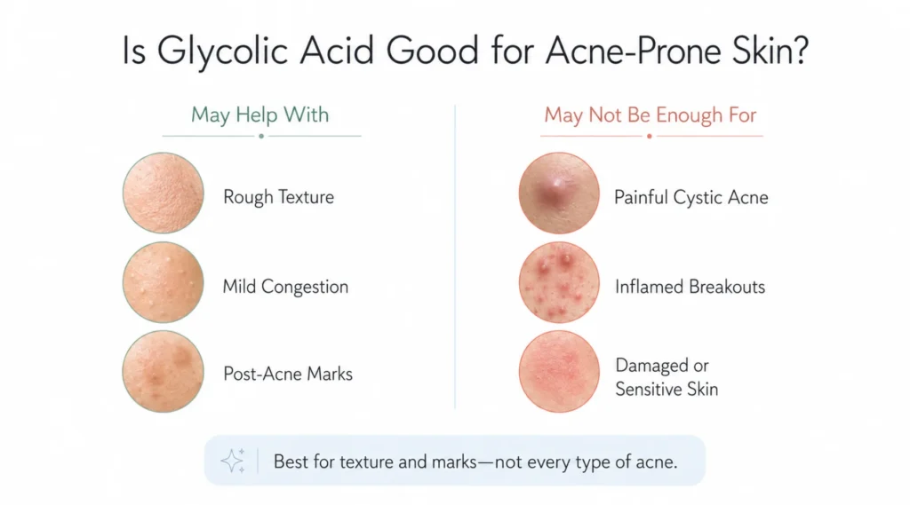 Is Glycolic Acid Good for Acne-Prone Skin?
