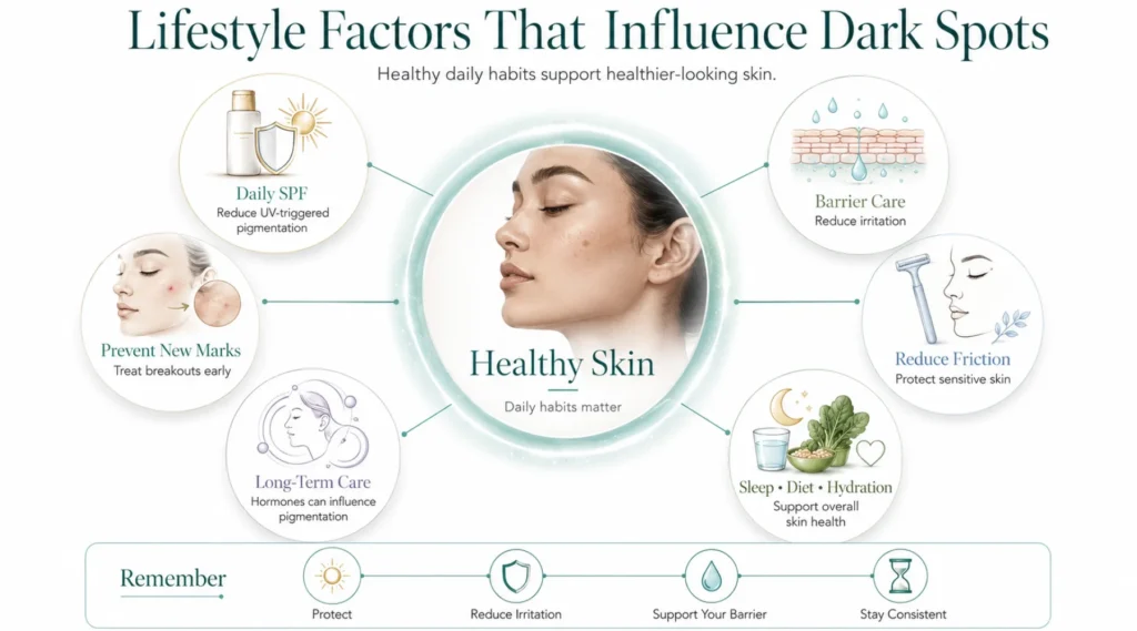 Lifestyle Factors That Influence Dark Spots