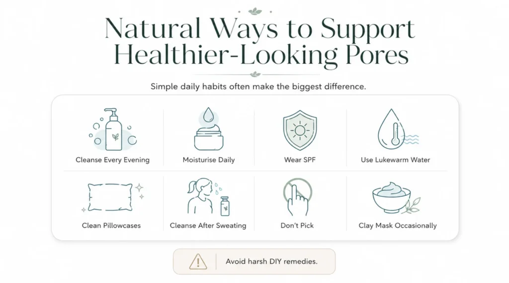 Natural Ways to Make Pores Look Smaller at Home