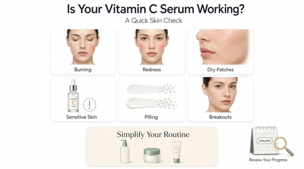 Signs Your Vitamin C Serum Is Not Working for Your Skin