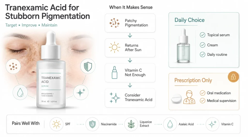 Tranexamic Acid for Stubborn Pigmentation