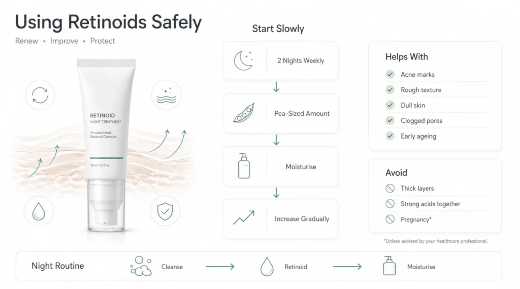 Using Retinoids Safely for Hyperpigmentation