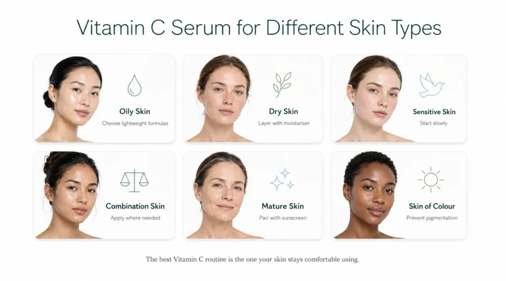 Vitamin C Serum for Different Skin Types