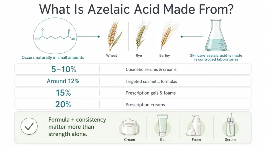 What Is Azelaic Acid Made From?