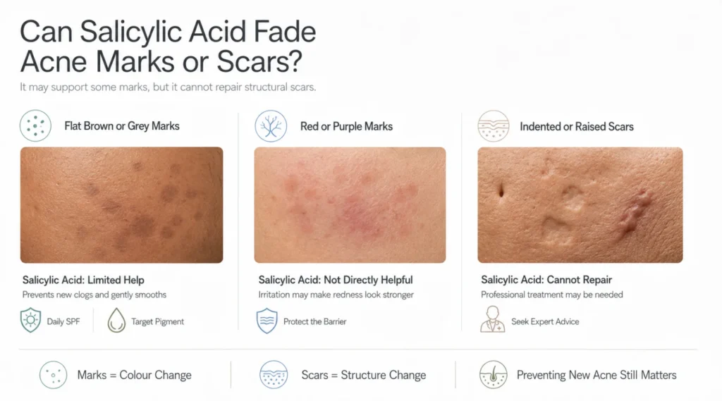 Does Salicylic Acid Help Acne Marks or Scars?