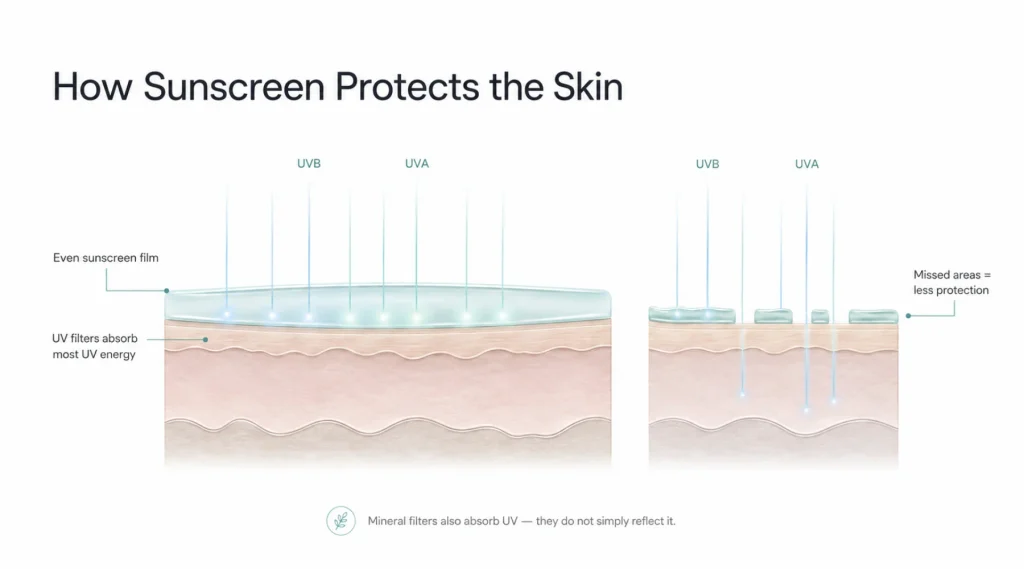 How Sunscreen Protects the Skin From UV Damage