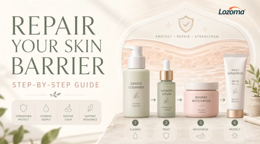 How to Repair Skin Barrier? Step-by-Step Skincare Guide