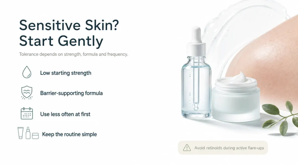 Retinol or Retinaldehyde for Sensitive Skin?