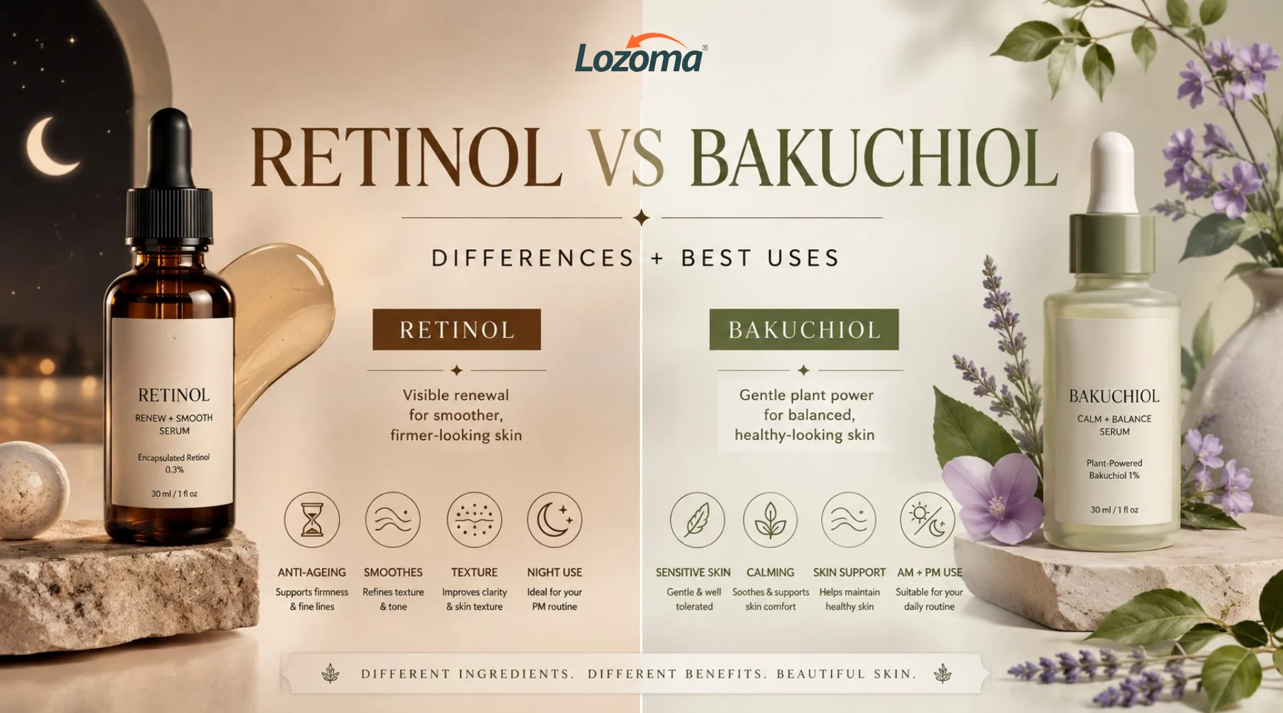 Retinol vs Bakuchiol: Differences and Best Uses for Skin
