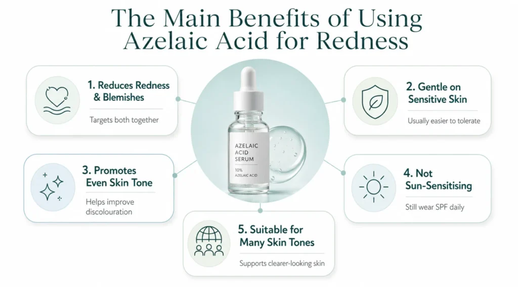 The Main Benefits of Using Azelaic Acid for Redness