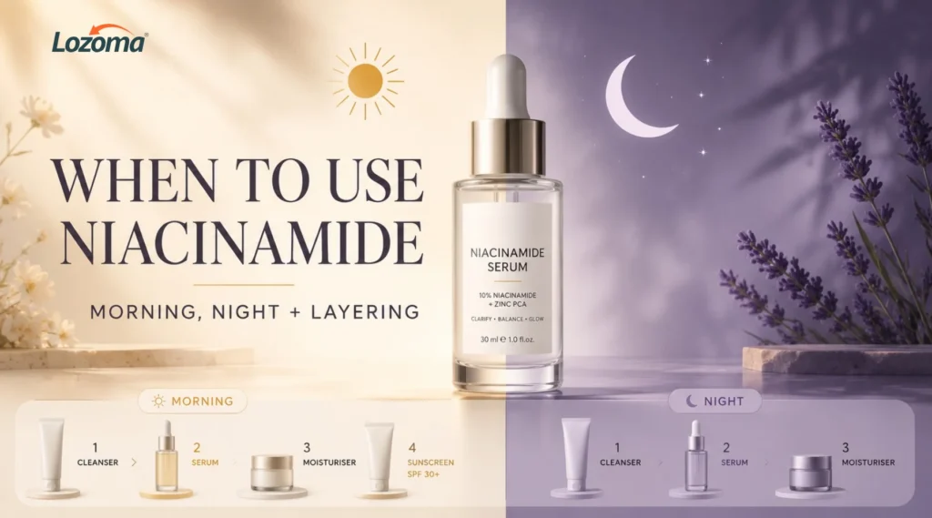 When to Use Niacinamide Serum: Morning, Night and Layering