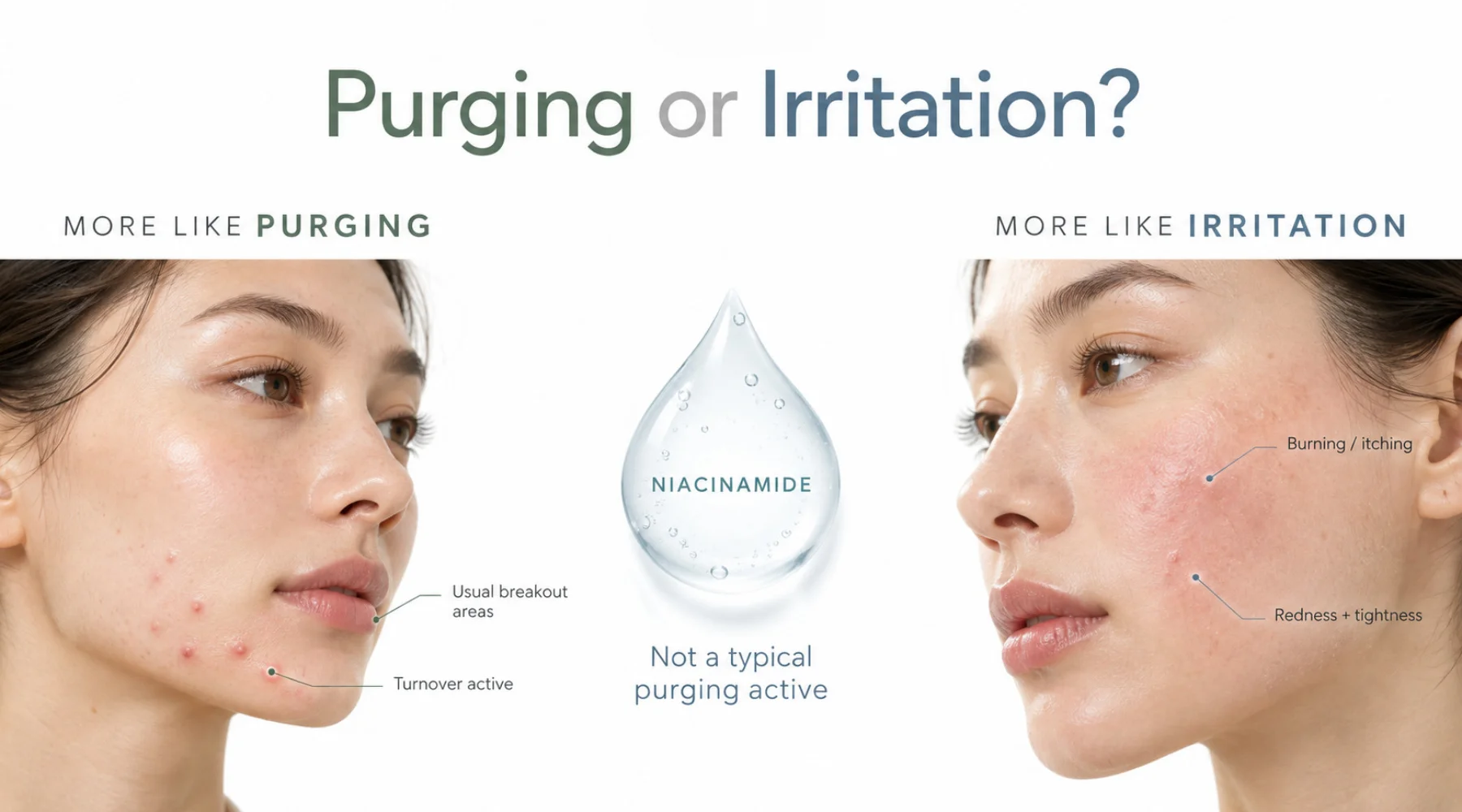Can Niacinamide Cause Acne or Is It Purging?