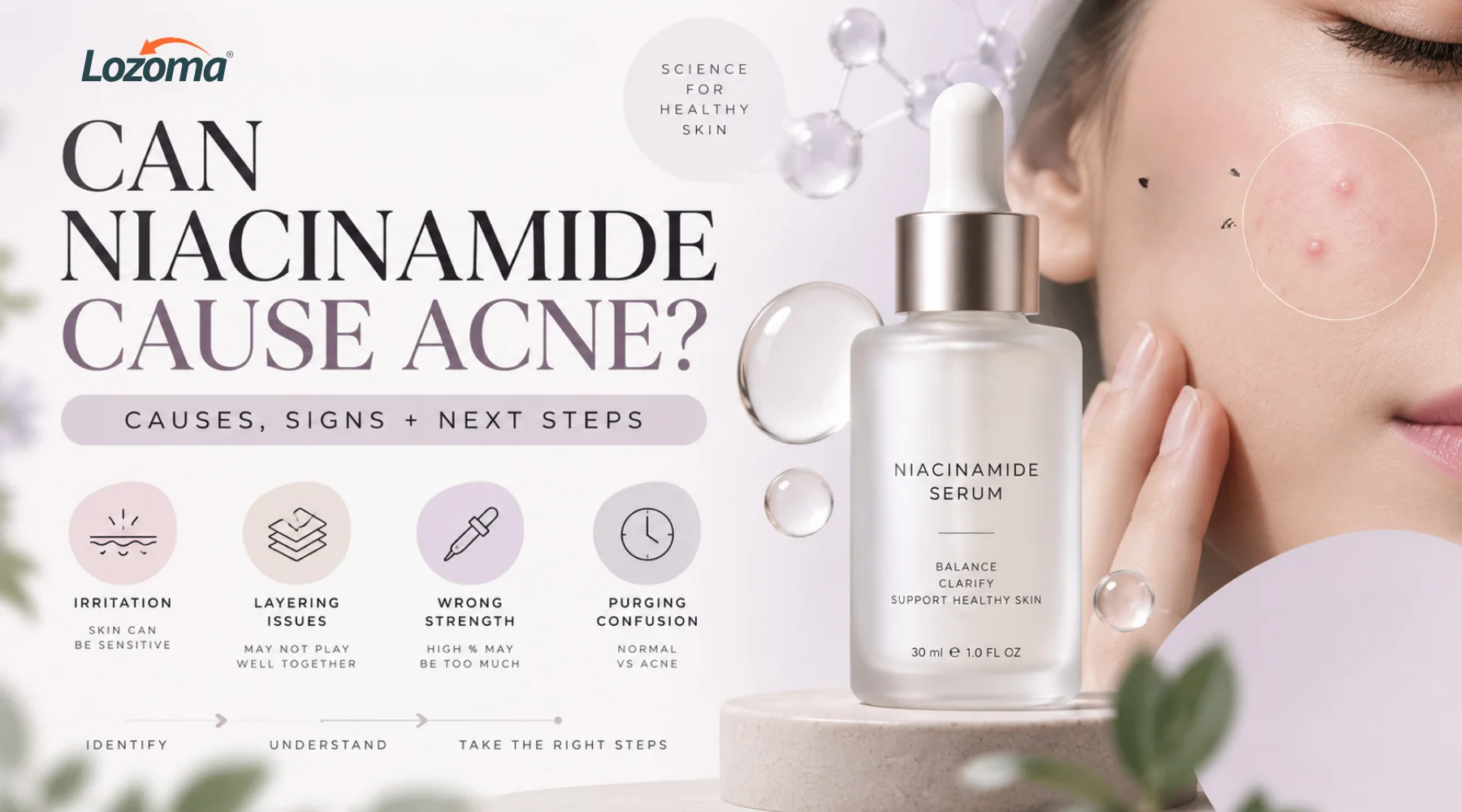Can Niacinamide Cause Acne? Causes, Signs and Next Steps