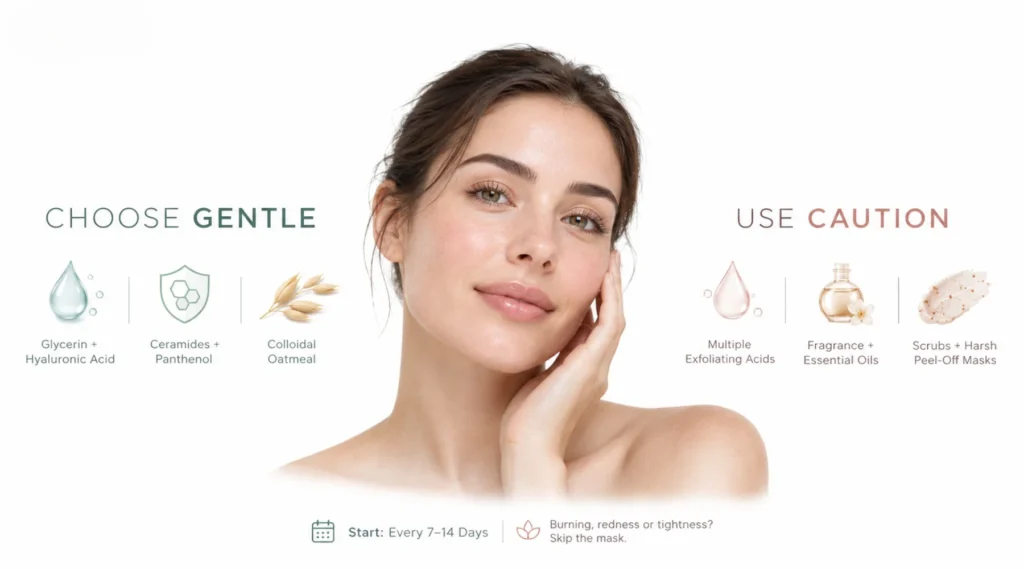 How Often to Use Face Mask Products for Sensitive Skin